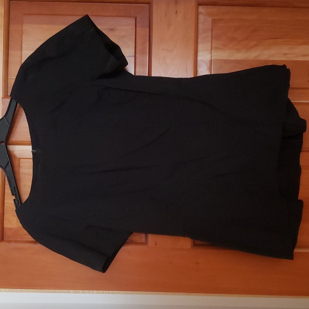 Lafayette 148 Asten Black Seamed Peplum Top 8